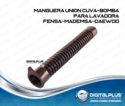 MANGUERA UNION CUVA-BOMBA PARA LAVADORA FENSA-MADEMSA-DAEWOO