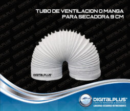 TUBO DE VENTILACION O MANGA PARA SECADORA 9 CM